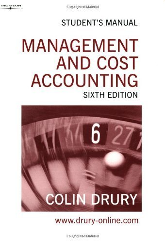 9781844801879: Management Cost Accounting