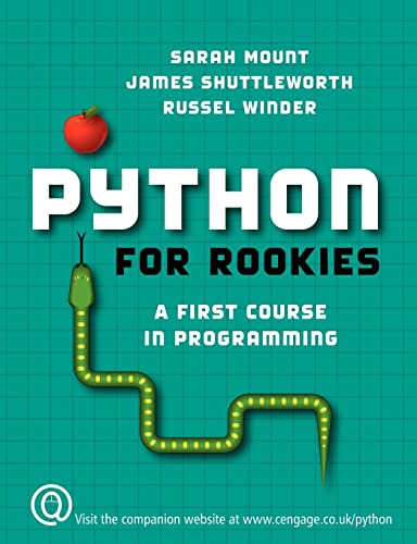 Stock image for Python for Rookies: A First Course in Programming for sale by WorldofBooks