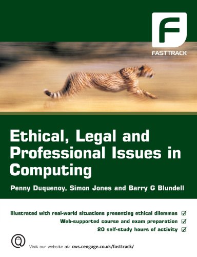 Beispielbild fr Ethical, Legal and Professional Issues in Computing zum Verkauf von Better World Books
