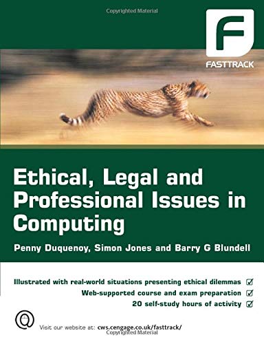 Imagen de archivo de Ethical, Legal and Professional Issues in Computing a la venta por Better World Books