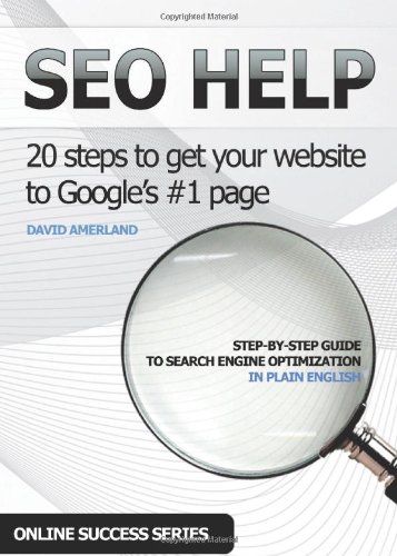 9781844819966: Seo Help: 20 Search Engine Optimization Steps to Get Your Website to Google's #1 Page: 20 Steps to Get Your Website to Google's #1 Page