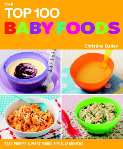 Beispielbild fr The Top 100 Baby Food Recipes : Easy Purees and First Foods for 6-12 Months zum Verkauf von Better World Books