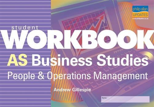 9781844897650: AS Business Studies: People and Operations Management: Student Workbook