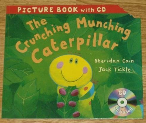 Stock image for The Crunching Munching Caterpillar (Picture Book with CD) for sale by HPB-Movies