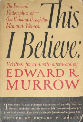 This I Believe (9781845070915) by Murrow, Edward