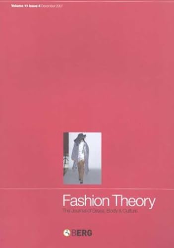 Imagen de archivo de Fashion Theory Volume 11 Issue 4: The Journal of Dress, Body and Culture (v. 11, Issue 4) a la venta por Powell's Bookstores Chicago, ABAA