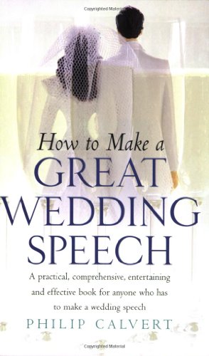 Imagen de archivo de Make a Great Wedding Speech a la venta por WorldofBooks