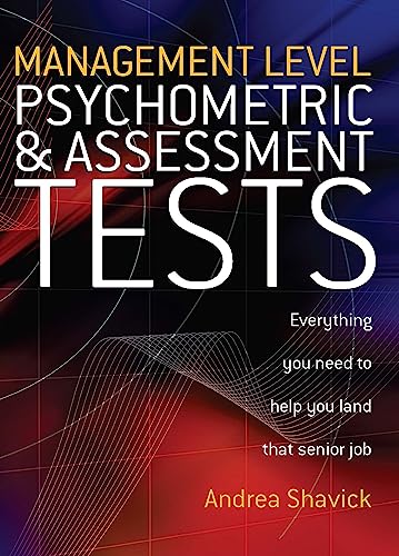9781845280284: Management Level Psychometric & Assessment Tests: Everything you need to help you land that senior job