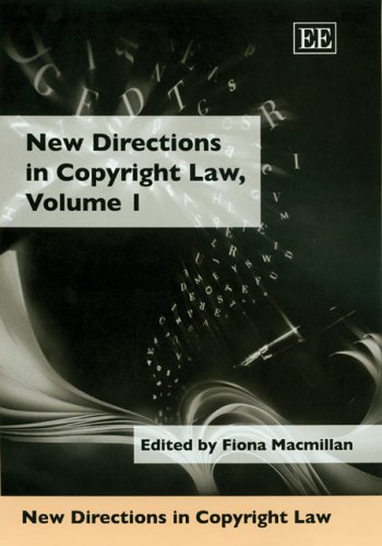 Imagen de archivo de New Directions in Copyright Law a la venta por Blackwell's