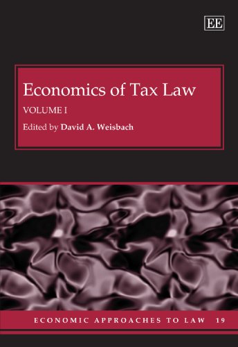 9781845427559: Economics of Tax Law (Economic Approaches to Law series)