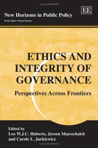 9781845428549: Ethics and Integrity of Governance: Perspectives Across Frontiers