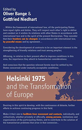 Beispielbild fr Helsinki 1975 and the Transformation of Europe zum Verkauf von Gold Country Books