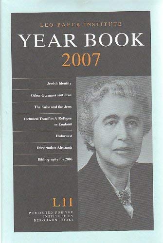 9781845455248: Year Book., 52, 2007.