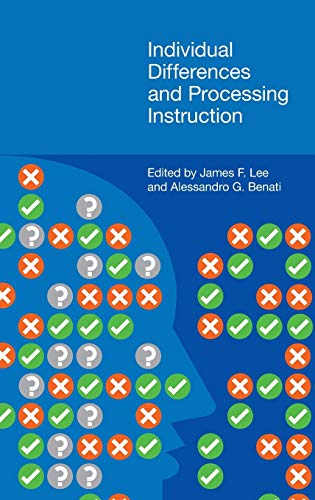 9781845533434: Individual Differences and Processing Instruction