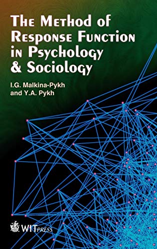 9781845646868: The Method of Response Function in Psychology & Sociology