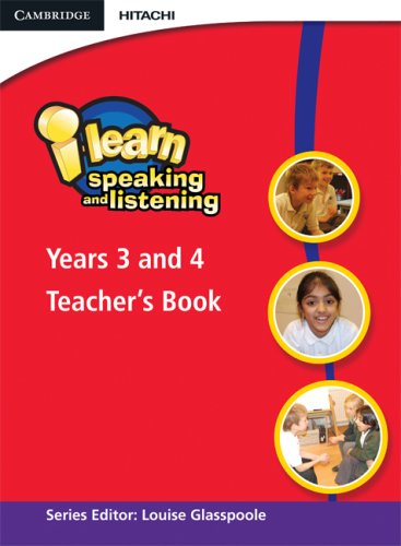 i-learn: Speaking and Listening Years 3 and 4 Teacher's Book (9781845652111) by Glasspoole, Louise