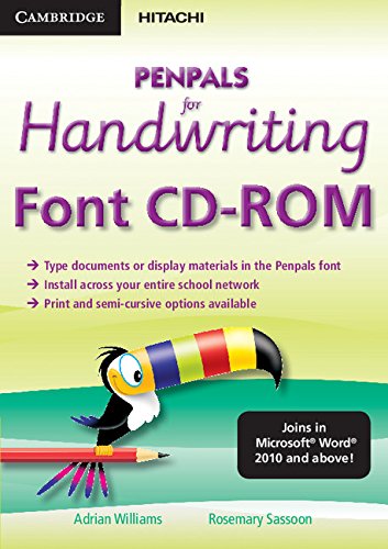 Penpals for Handwriting Font CD-ROM (9781845652531) by Williams, Adrian; Sassoon, Rosemary