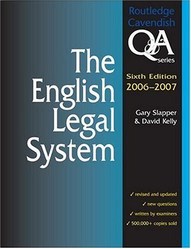 Stock image for English Legal System for sale by Better World Books Ltd