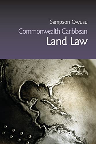 9781845680138 Commonwealth Caribbean Land Law