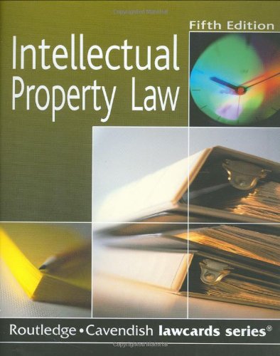 9781845680275: Cavendish: Intellectual Property Lawcards