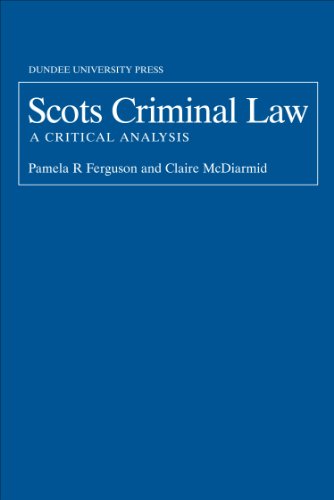 Imagen de archivo de Scots Criminal Law: A Critical Analysis a la venta por MusicMagpie