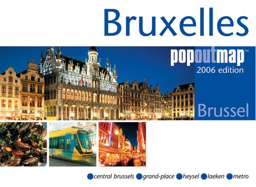 BRUSSELS POPOUT MAP KRT (Popout Maps) - Auteur onbekend