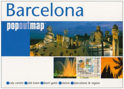 9781845876340: Barcelona Popout Map