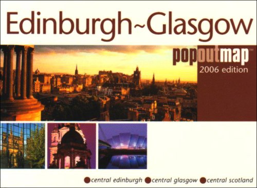 Imagen de archivo de Edinburgh/Glasgow Popoutmap (UK & Ireland Maps) a la venta por medimops