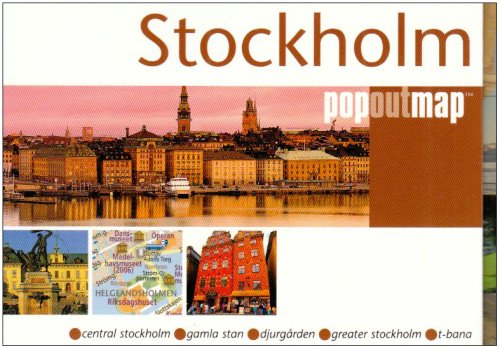 Imagen de archivo de Stockholm popoutmap a la venta por Ergodebooks