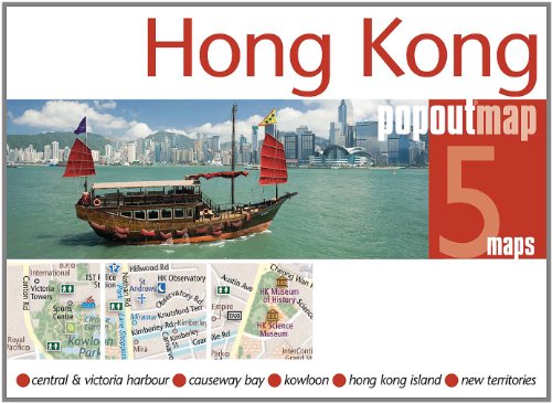 9781845877682: Hong Kong Popout Map