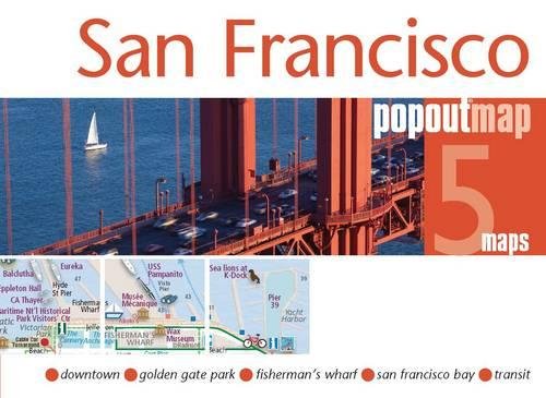 Beispielbild fr San Francisco PopOut Map: pop-up city street map of San Francisco city centre - folded pocket size travel map with transit map included (PopOut Maps) zum Verkauf von WorldofBooks