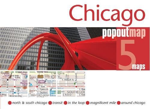 Chicago PopOut Map (PopOut Maps) - PopOut Maps