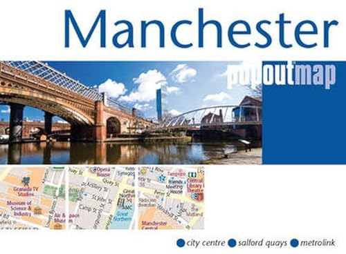 Manchester PopOut Map - pop-up city street map of Manchester - folded pocket size travel map (PopOut Maps) - PopOut Maps