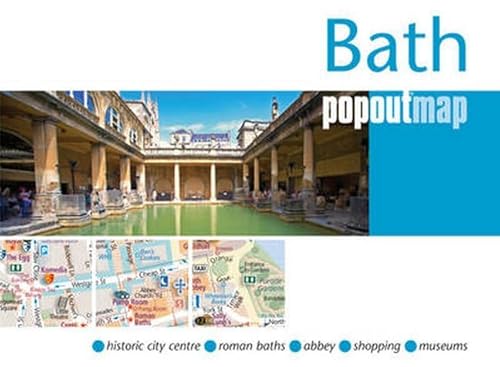 9781845879334: Bath PopOut Map - pocket size pop-up street map of Bath - folded pocket size travel map: Single PopOut Map (PopOut Maps)