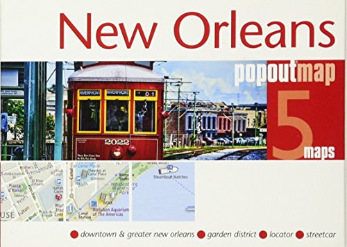 New Orleans PopOut Map (PopOut Maps) - Maps, PopOut