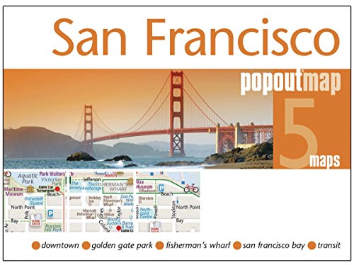 San Francisco PopOut Map - handy, pocket size pop up city map of San Francisco (Popout Maps) - PopOut Maps