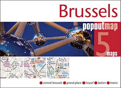 9781845879655: Brussels PopOut Map (PopOut Maps) [Idioma Ingls]: (New edition, 2014)