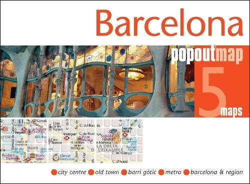 Beispielbild fr Barcelona PopOut Map (Popout Maps) zum Verkauf von medimops