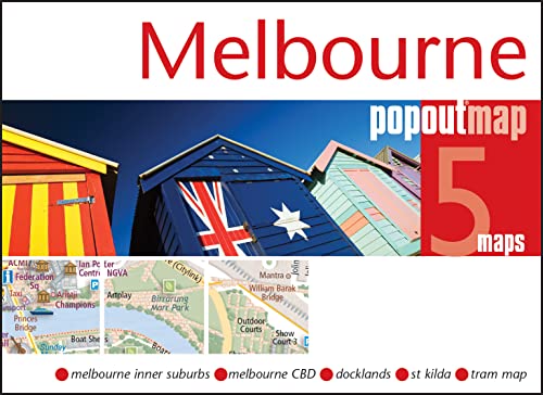 Imagen de archivo de Melbourne Popout Map - handy pocket size pop up map of Melbourne (PopOut Maps) a la venta por WorldofBooks
