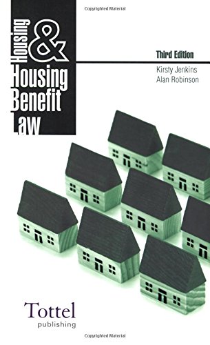 Stock image for Housing and Housing Benefit Law: 3rd Edition for sale by Bookmonger.Ltd