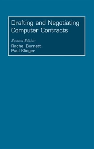 9781845920241: Drafting and Negotiating Computer Contracts