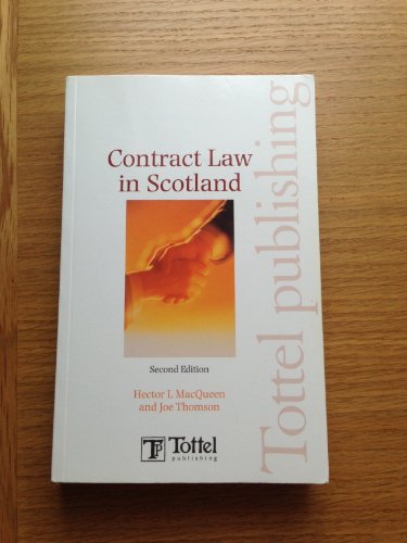 Imagen de archivo de Contract Law a la venta por Better World Books: West