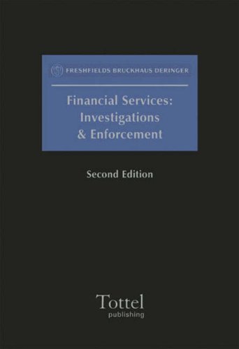 Stock image for Financial Services: Investigations and Enforcement for sale by Devils in the Detail Ltd