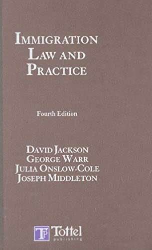 Stock image for Immigration Law and Practice: Fourth Edition for sale by Books From California