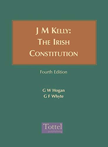 9781845923662: J M Kelly: The Irish Constitution