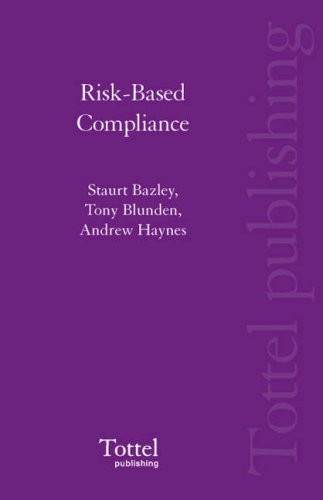 Risk-based Compliance (9781845926588) by Stuart Bazley