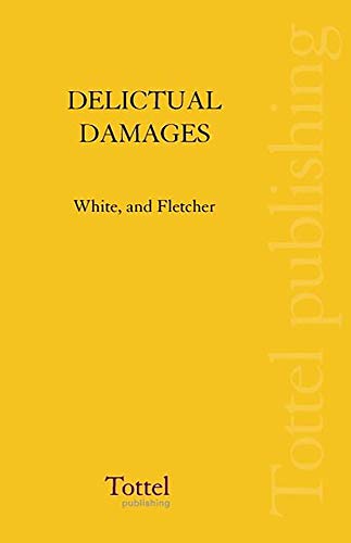 Delictual Damages (9781845927226) by Bloomsbury Professional, Bloomsbury Professional