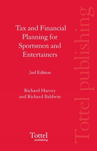 Imagen de archivo de Tax and Financial Planning for Sportsmen and Entertainers a la venta por Anybook.com