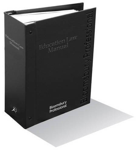 Stock image for Education Law Manual for sale by Phatpocket Limited