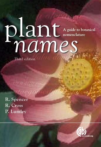 Stock image for Plant Names : A Guide to Biological Nomenclature for sale by Better World Books: West